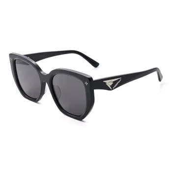 THE OWNER Plate Frame Irregular Shape Sunglasses Unisex