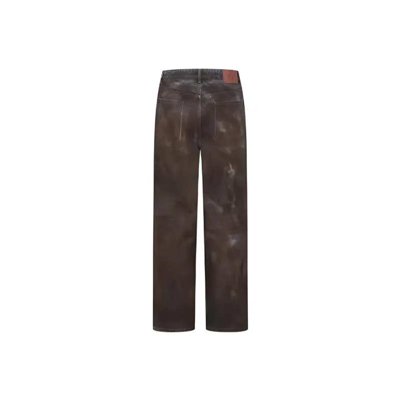 URBAN REVIVO Jeans Men's Red Brown-1