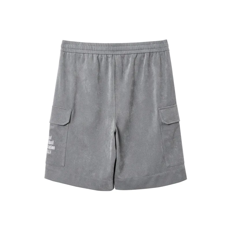 JACK JONES· JACK&JONESxNBA Spring Summer Casual Shorts Men's E40 Robin Gray-1