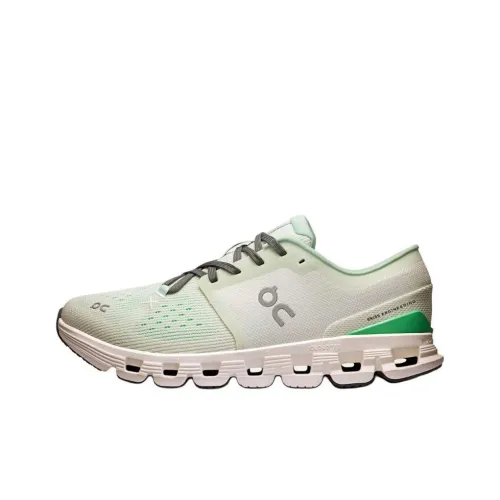 On Cloud X4 Anti Slip Wear Resistant Low Top Training Shoes Women's Green