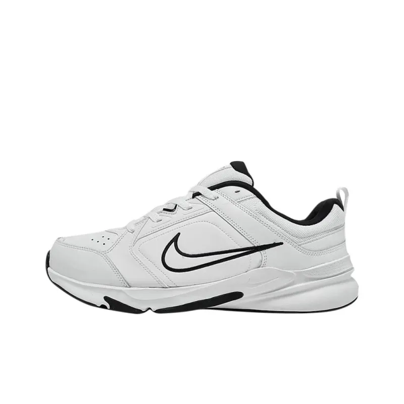 Nike Defy All Day Cushioning, Slip Resistant, And Abrasion Resistant Low Top Casual Running Shoes Men's White Black-0
