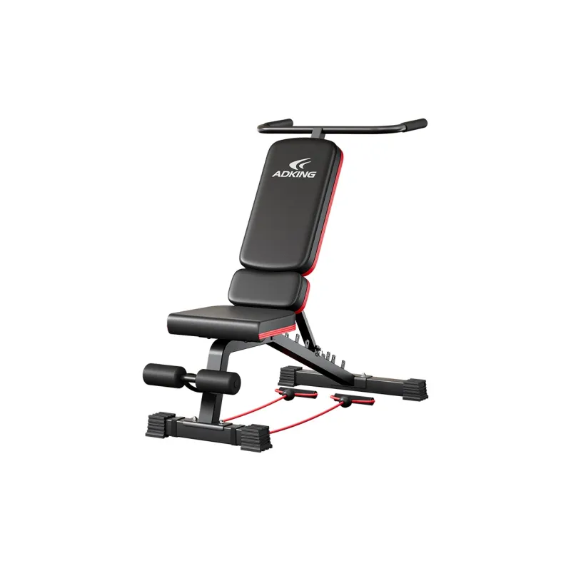ADKING Dumbbell Benches Home Fitness Unisex Flat Bench Press With Curl Up-8