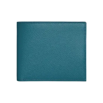 HERMES MC² COPERNIC Epsom Calfskin Wallet Unisex 1P Colvert Duck Green