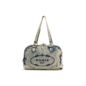 BONSAI STUDIO Microfiber Crossbody Bag, Shoulder Bag Regular Women's Black/Blue