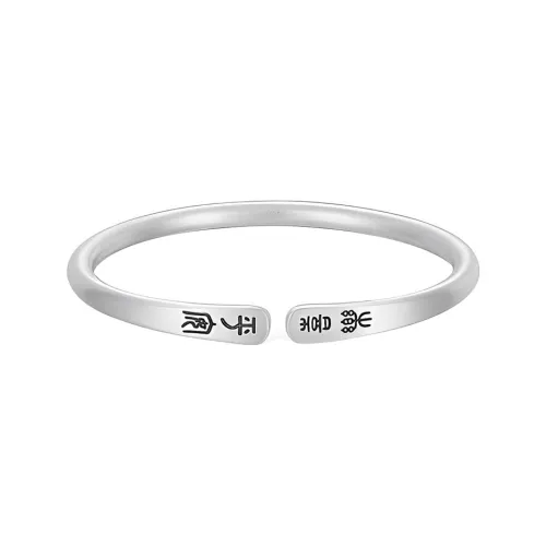 CHIC ZONE S999 Fine Silver Sterling Silver Bracelets Women's