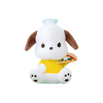 FURYU Garbage Food Collection Pochacco Pizza Dolls Plush Doll 16cm High
