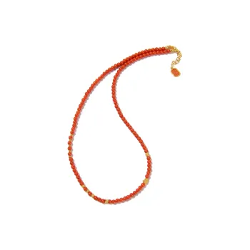 Palace And Amulet Southern Red Agate Necklaces Women's