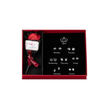 SFER 999 Fine Silver Needle Stud Earrings Women's