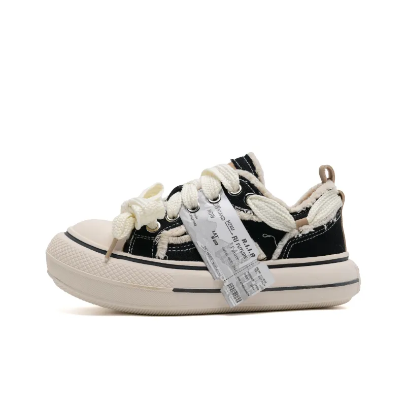 Circle Small Coverage Wear-Resistant Lightweight Low-Top Skateboard Shoes Women's-8