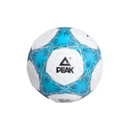 PEAK Size 4 Ball/No. 5 Ball Soccer PVC Machine Stitched Soccer Ball Unisex White Blue