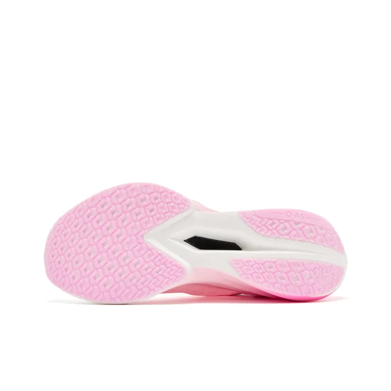 QIAODAN Cushioned Slip Resistant Abrasion Resistant Low Top Casual Running Shoes Men's Pink-6