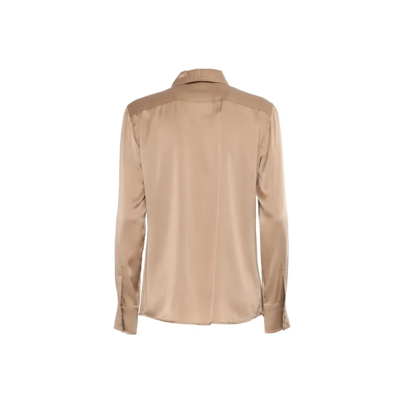 MaxMara Baden Curved Hem Long Sleeved Top-1