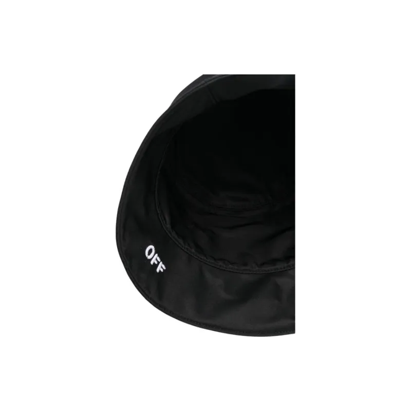OFF WHITE Logo Embroidered Bucket Hat-1