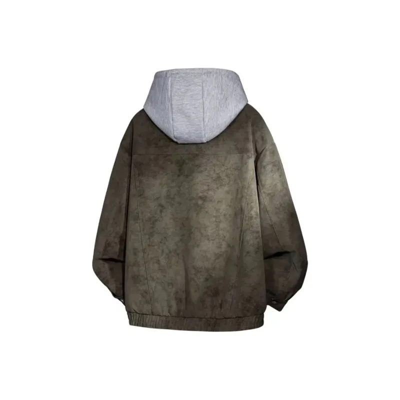 AKIN Leather Jacket Unisex Coffee-10