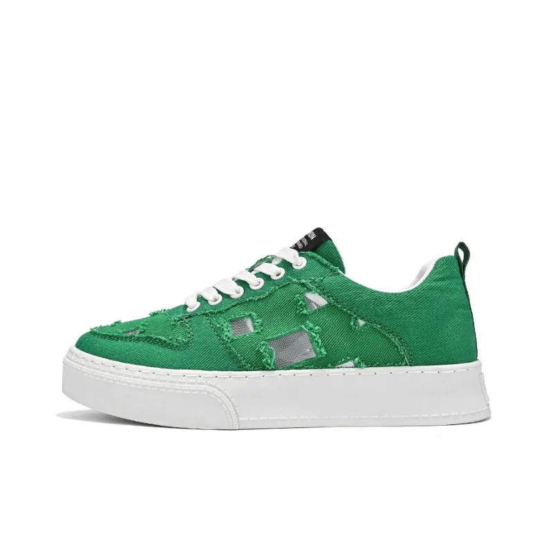PLAY COBBLER Anti Slip And Wear Resistant Breathable Low Top Canvas Shoes Men's-6