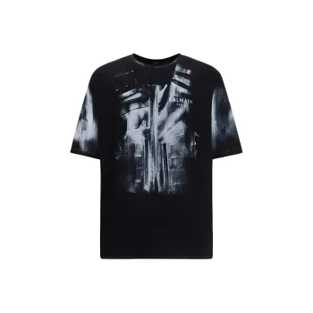 BALMAIN T-Shirts Men Black