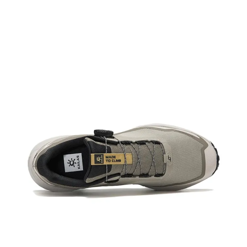 KAILAS Wear Resistant Coverage Slip Resistant Low Top Trekking Shoes Unisex Light Gray-2