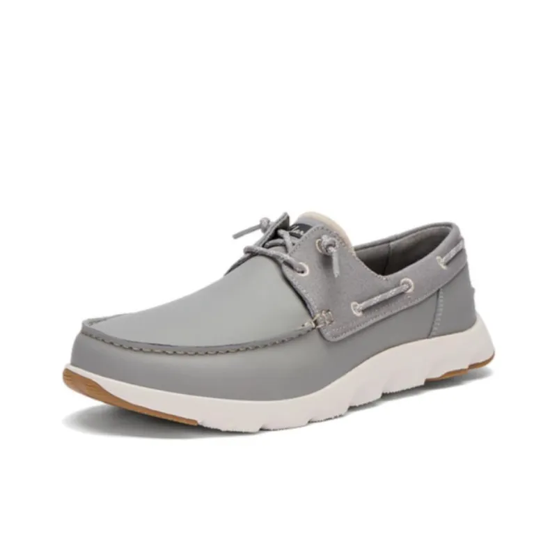 Clarks City Outdoor Collection Boat Shoes Men's Gray-1