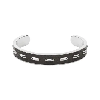 FENDI Calfskin Bangles Men's Black