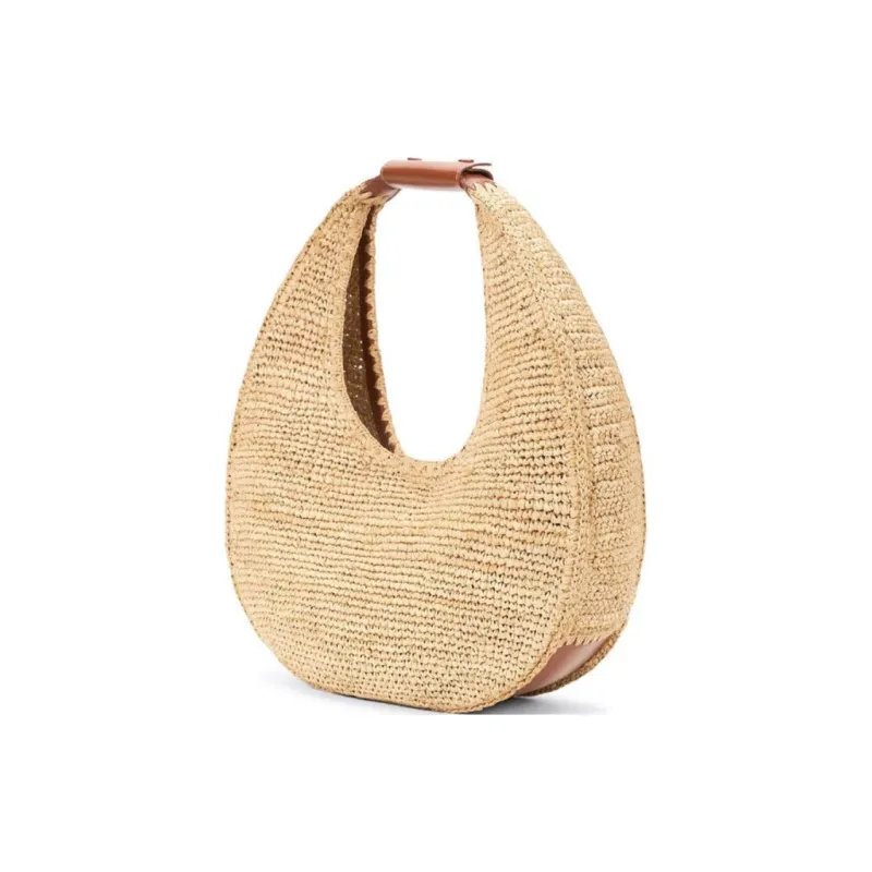Staud Raffia Crescent Bag Handbag Tubas Women's Natural-1