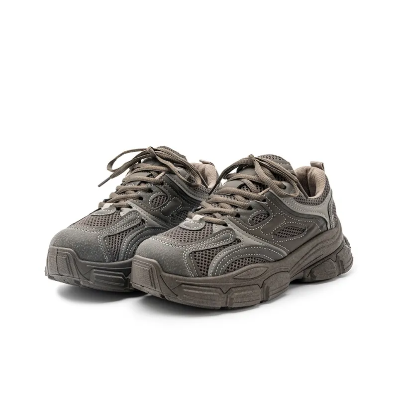 SHUXIAOBEI Cushioning Wear Resistant Low Top Chunky Sneakers Women's-7