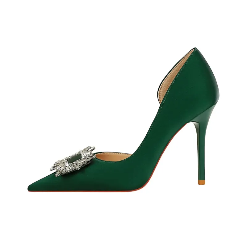 QITUMAUL Slim Heel High Heels Women's-9