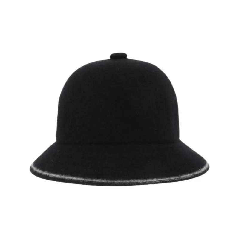 KANGOL Acrylic Bucket Hats Unisex Black-2