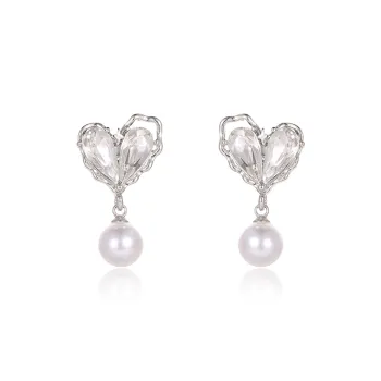 Inkopper 925 Silver Needles Earrings Women's