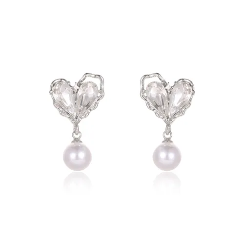Inkopper 925 Silver Needles Earrings Women's