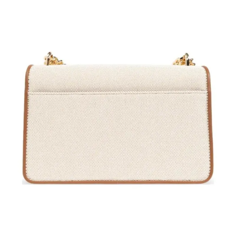 MICHAEL KORS Cotton Crossbody Bag, Shoulder Bag Women's Beige Brown-2
