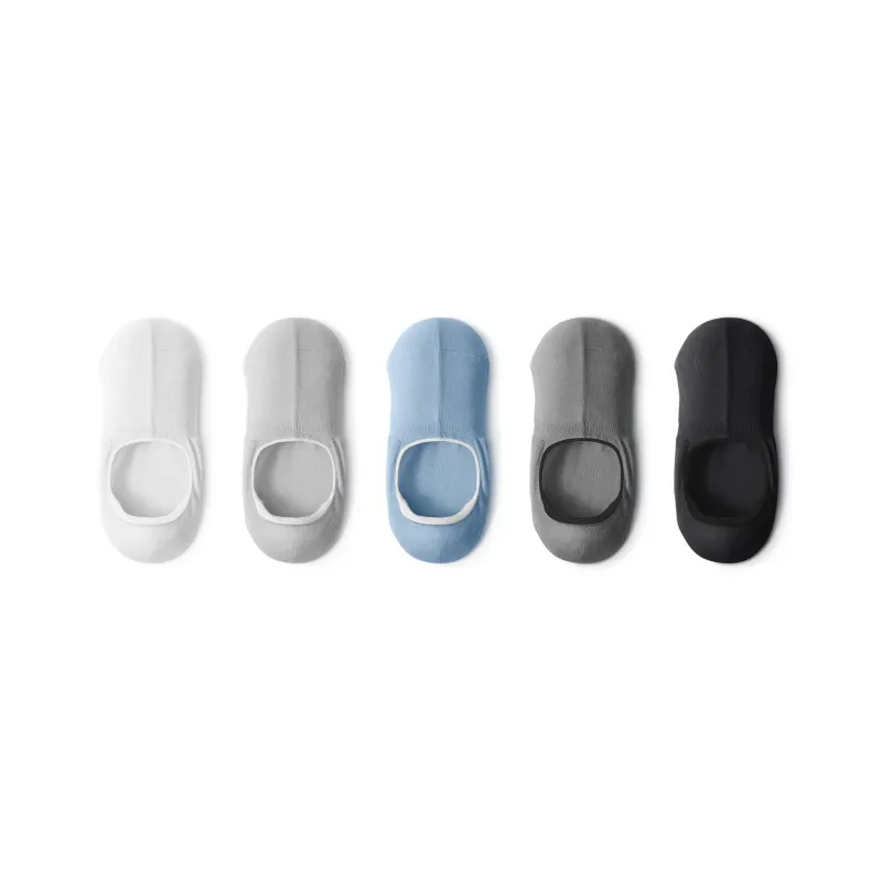 SEM/R No Show Socks Men's 5 Pack-0