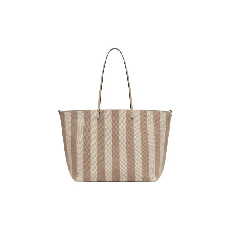 FENDI Jacquard Fabric Tote Bag, Shopping Bag, Handbag, Shoulder Bag Tubas Women's Gray-3