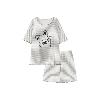 MADALLO Pajama Set Women's Black White