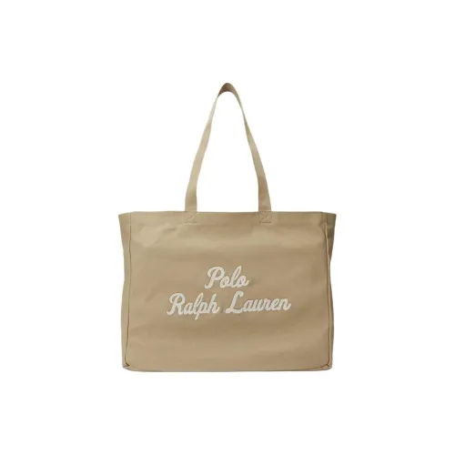 Polo Ralph Lauren Cotton Canvas Bag Tote Bag Shopping Bag Handbag Men's Khaki