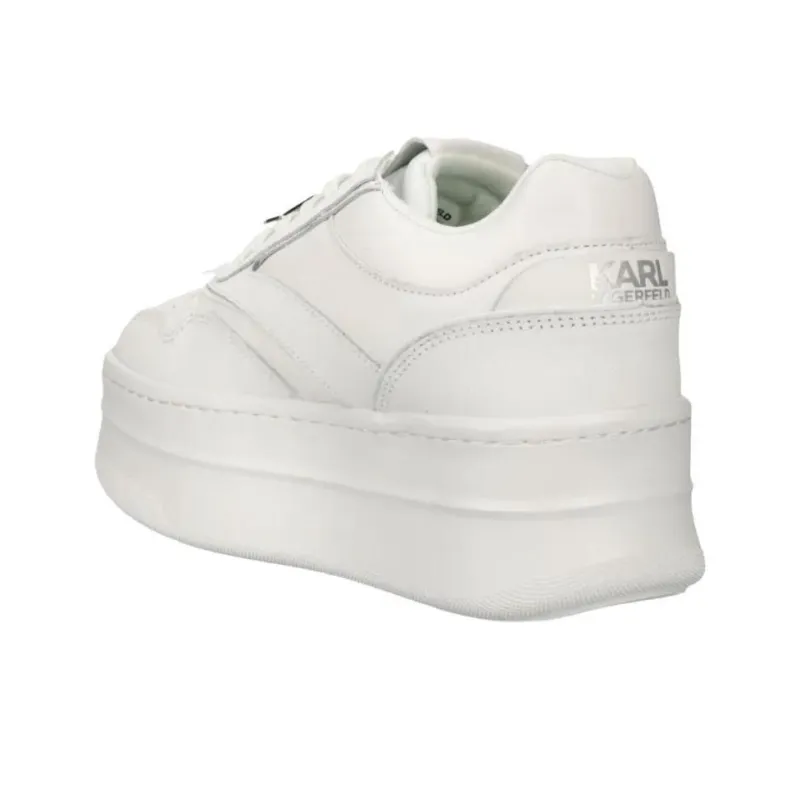 KARL LAGERFELD Kobo III Low Top Skateboard Shoes Women's White-3