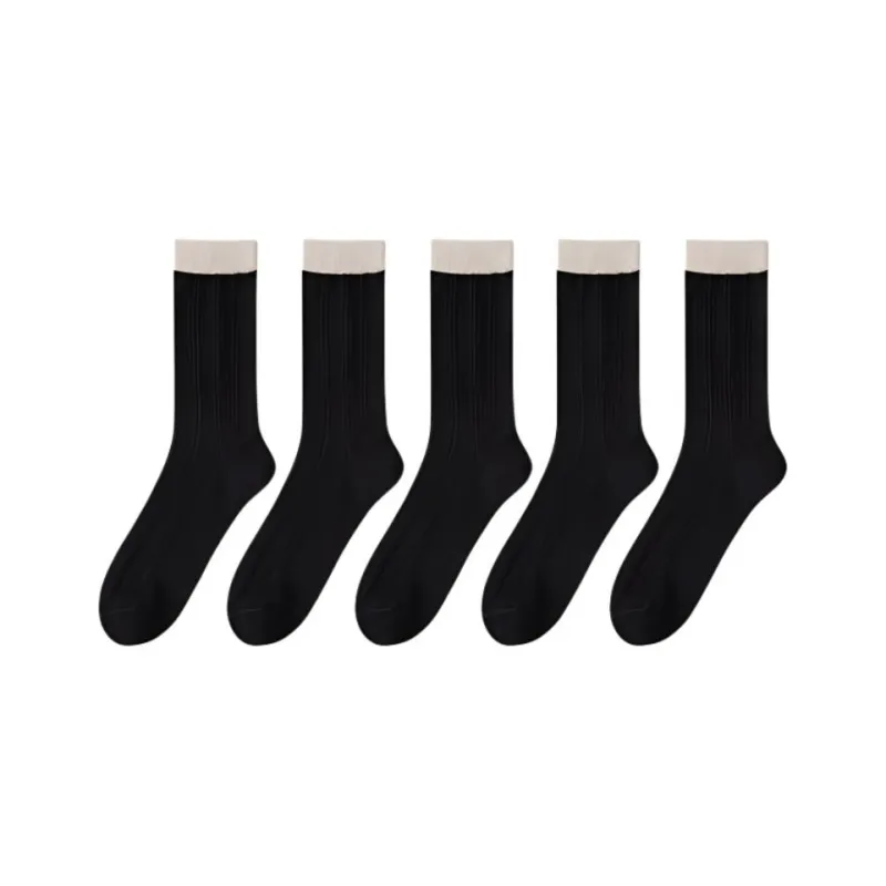 Temooues Mid Calf Socks Women's Combo Set-13