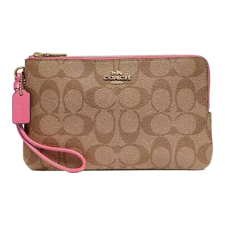 COACH Double Zip Wallet Clutches-0