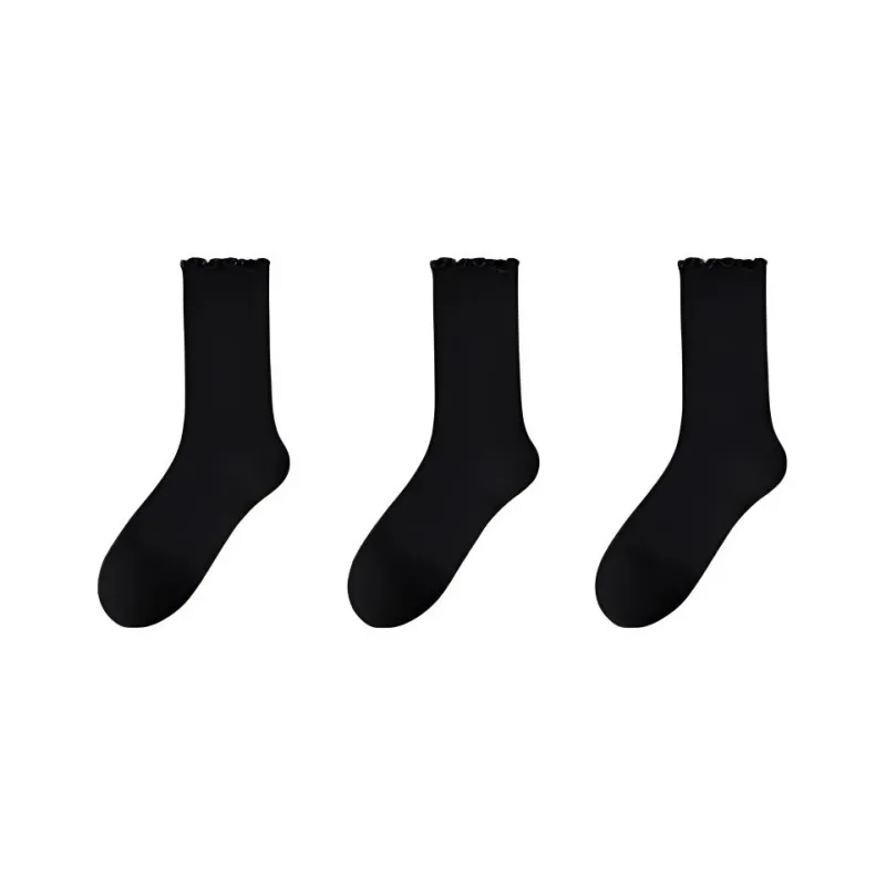 Temooues Mid Calf Socks Women's Combo Set-6