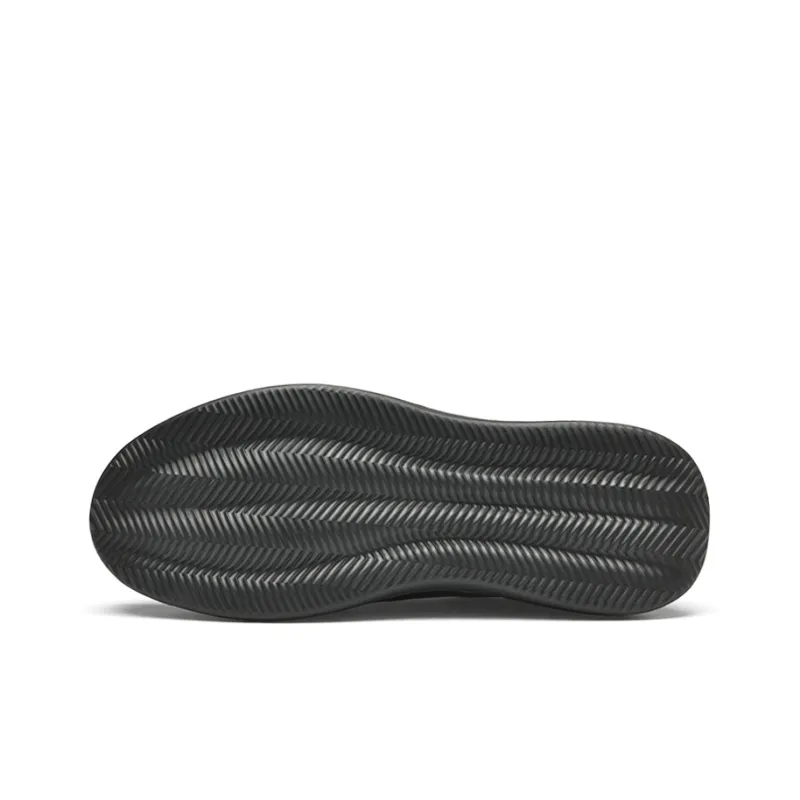 AIPSEN Casual Shoes Men's Black Gray Color Cut Out-2