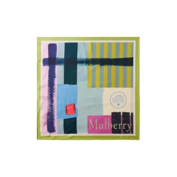 Mulberry Silk Scarves Unisex Multicolor