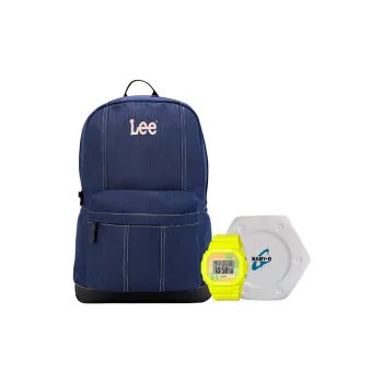 Lee Fabric Backpack Unisex Blue