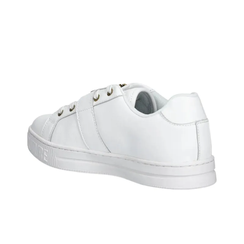 VERSACE JEANS COUTURE Low Top Skateboard Shoes Women's White-3
