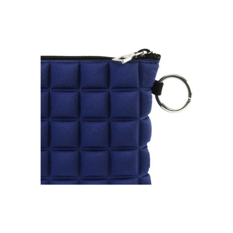 BPRIME 3D Cube Molded Fabric Wallet Women's Dark Blue-2