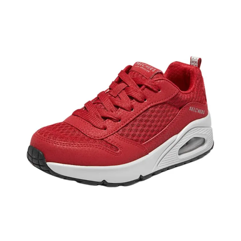 Skechers Uno Cushioning And Breathable Low Top Kids' Skateboarding Shoes Red Teenagers-1