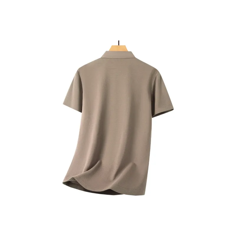 Red bean Polo Shirts Men-5