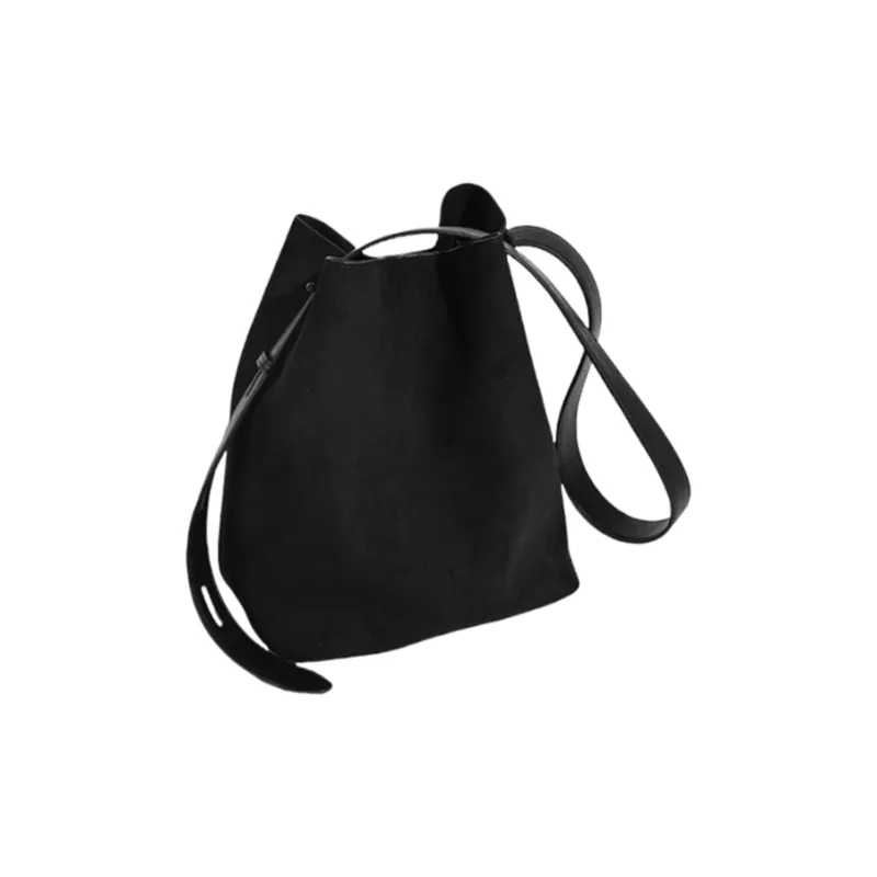 NOMK Suede Crossbody Bag Regular Women's Large Leopard Print/Small Leopard Print/Black/Brown-8