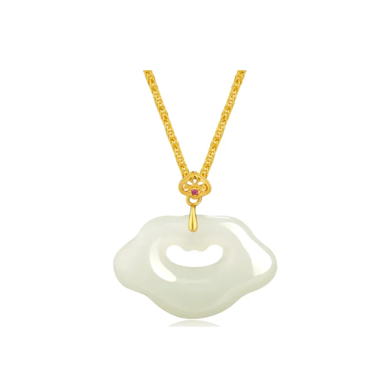 Di Su Xing Pendants White Jade Women's-0