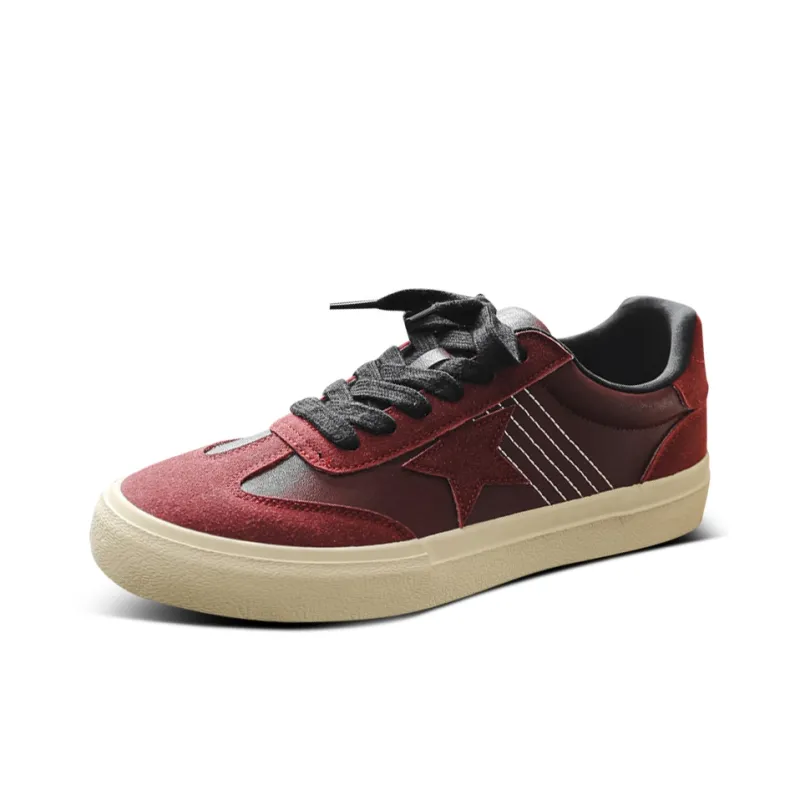 OUGLEMEN Slip Resistant Cushioning Impact Resistance Abrasion Resistant Low Top Skateboard Shoes Men's Box-2