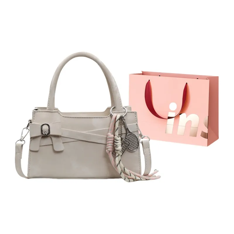 WHEELY BABY+ PU Crossbody Handbags Women's Black/Ecru/Silver/Pink/Green-2