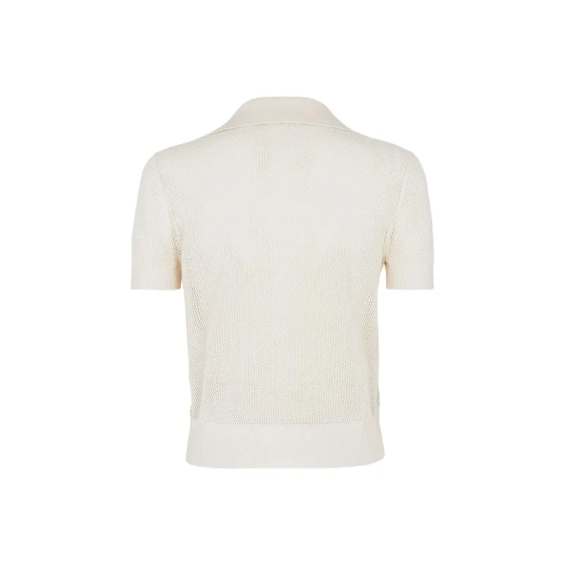 FENDI SS25 Polo Shirt Women's White-1